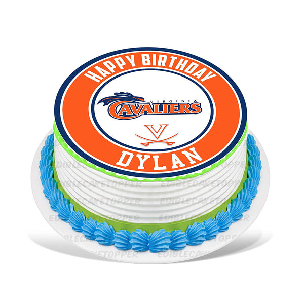 Miami Dolphins Edible Cake Toppers Round – Cakecery