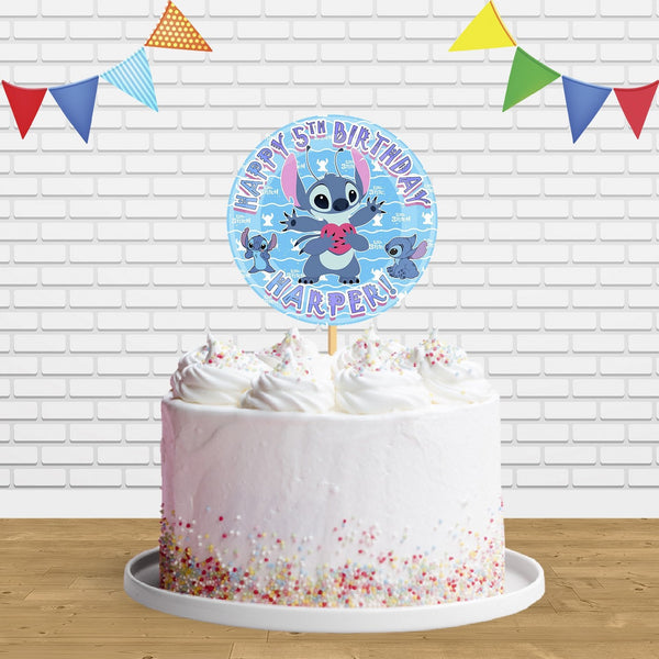 Lilo & Stitch Disney Cake Topper Birthday wedding decoration Party Supplies  Cake Topper Cake Decoration Baby Shower