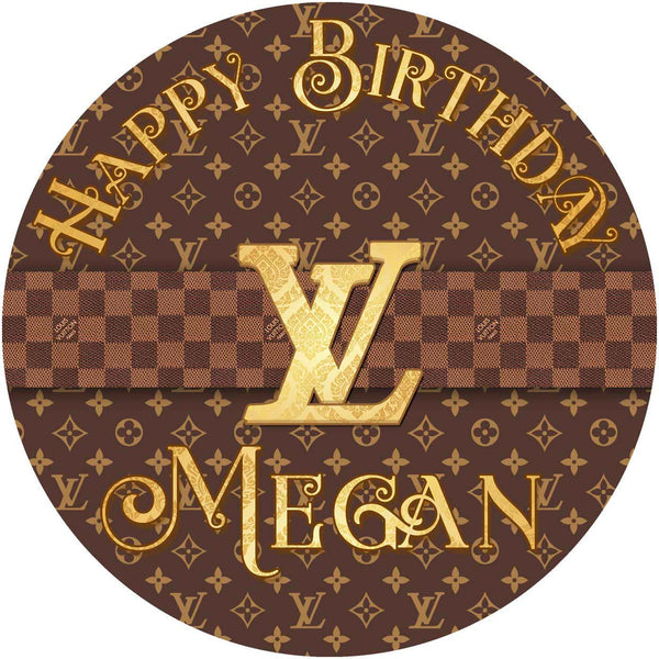 Louis Vuitton GLR Edible Cake Toppers – Cakecery