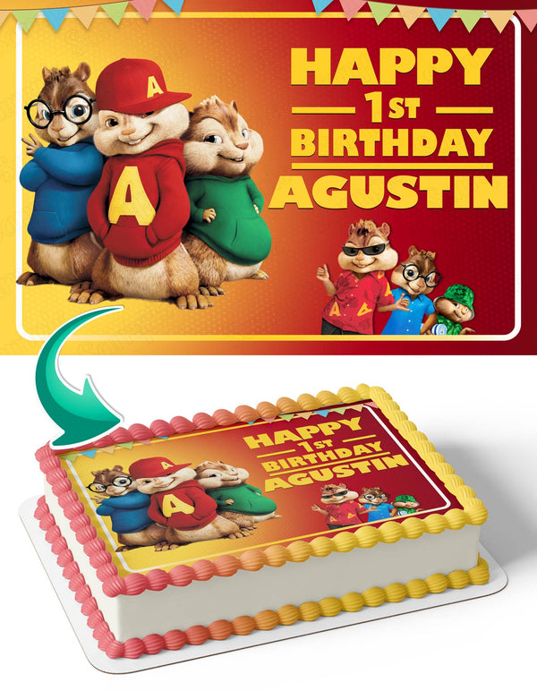 Alvin and the Chipmunks AT Edible Cake Toppers