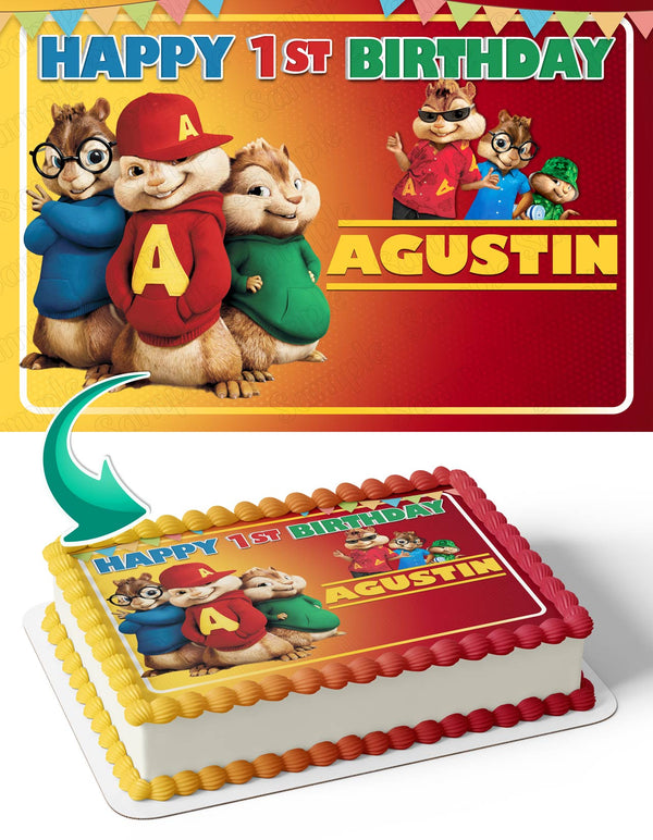 Alvin and the chipmunks ANC Edible Cake Toppers