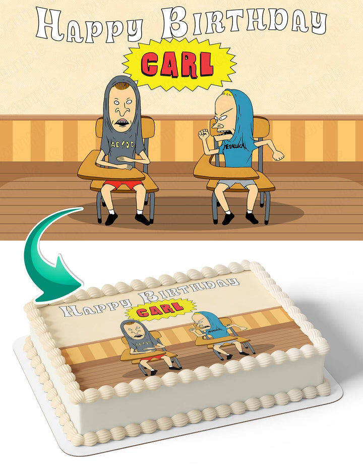 Beavis and butthead BB Edible Cake Toppers