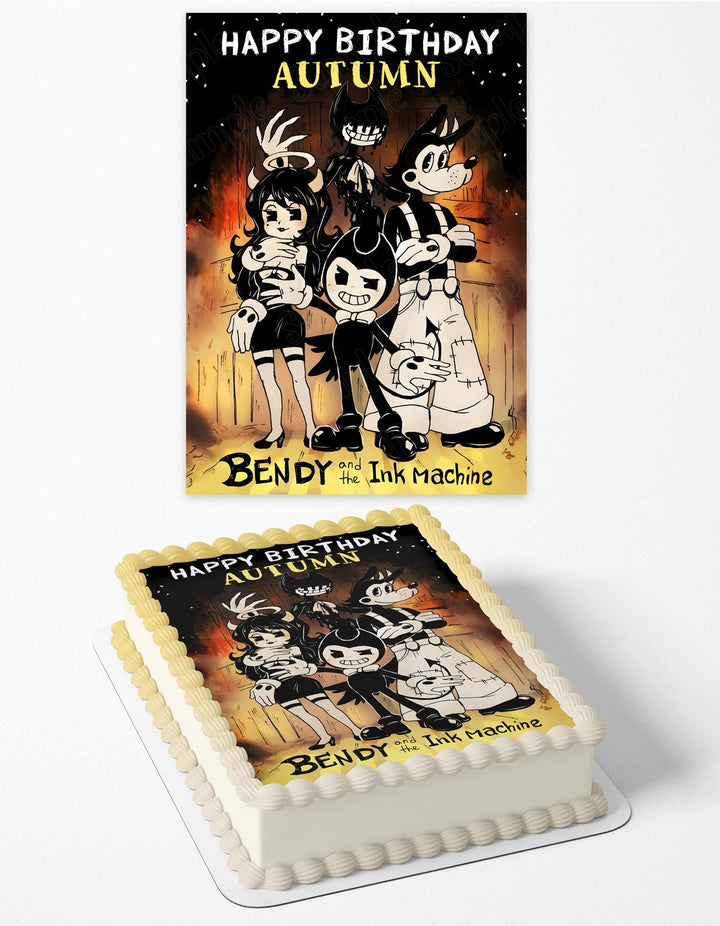 Bendy and the Ink Machine PP Edible Cake Toppers