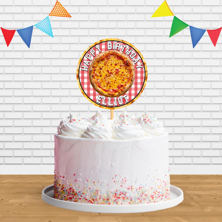 Cheese Pizza Kids Ct Cake Topper Centerpiece Birthday Party Decorations