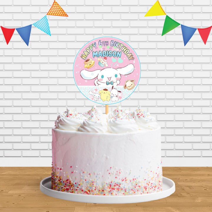 Cinnamoroll Sanrio Hello Kittie Ct Cake Topper Centerpiece Birthday Party Decorations