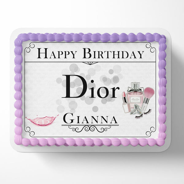 Dior Fashion Luxury Edible Cake Toppers