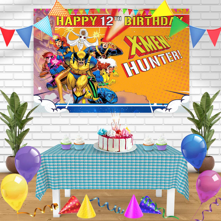 Disney Marvels XMen 97 MA Bn Birthday Banner Personalized Party Backdrop Decoration
