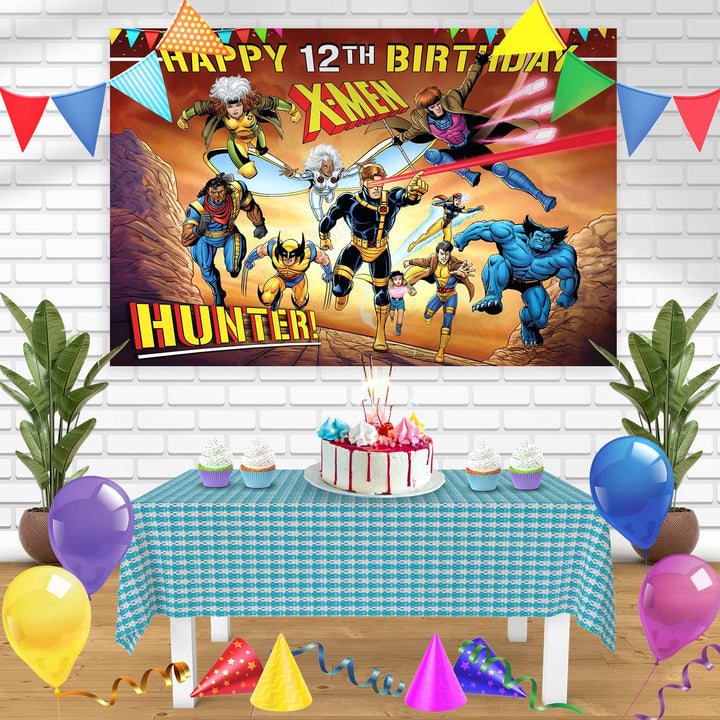 Disney Marvels XMen 97 MS Bn Birthday Banner Personalized Party Backdrop Decoration