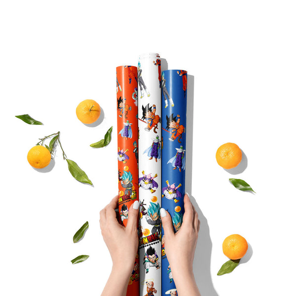 Dragon Ball Goku Vegeta Team Gift Wrapping Paper