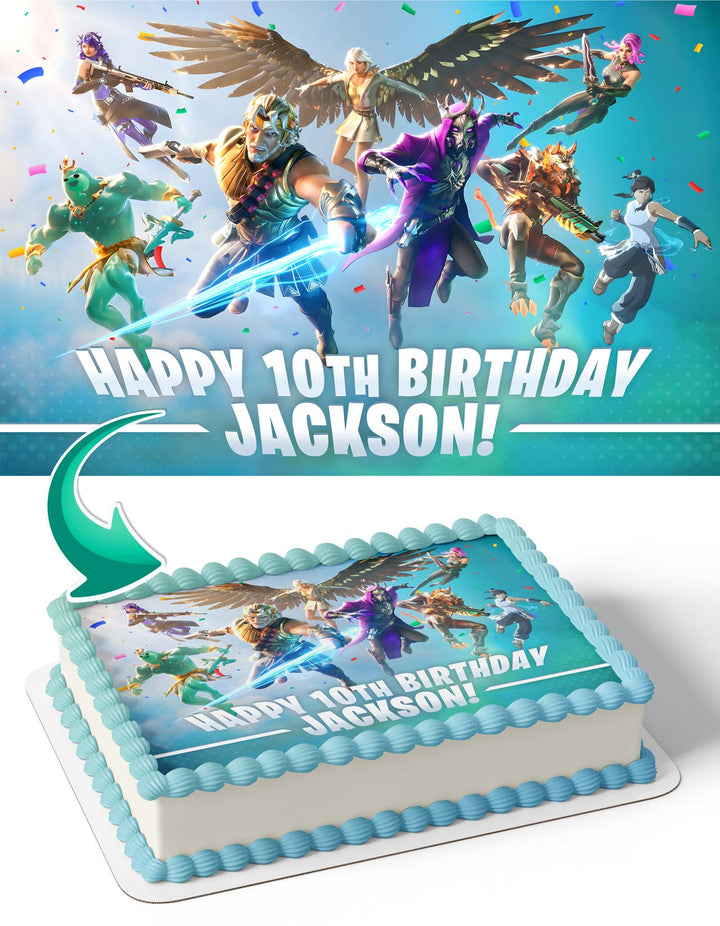 Fortnite Chapter 5 Season 2 Edible Cake Toppers