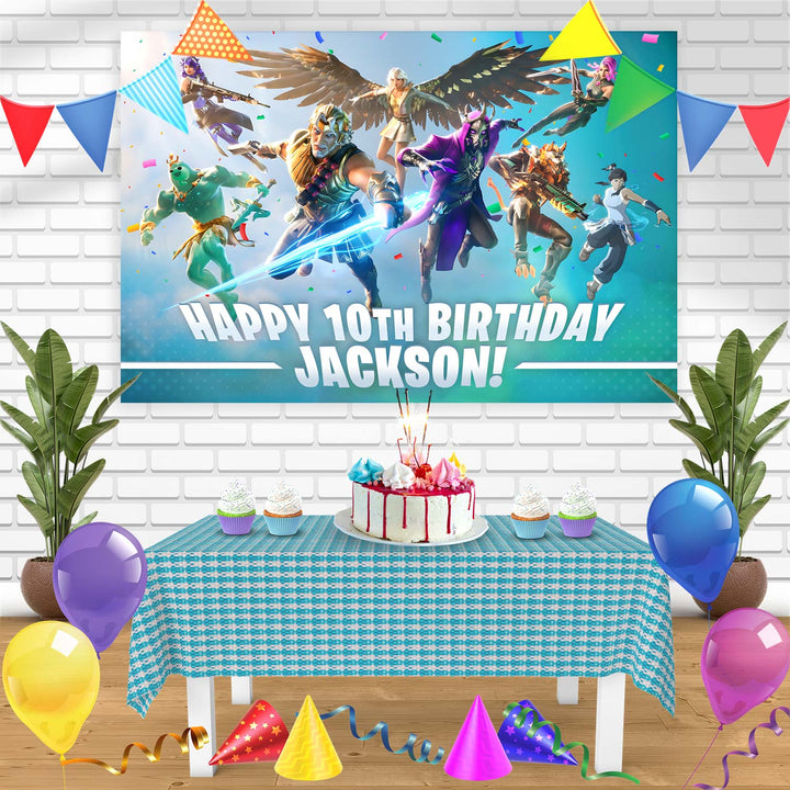 Fortnite Chapter 5 Season 2 Bn Birthday Banner Personalized Party Backdrop Decoration
