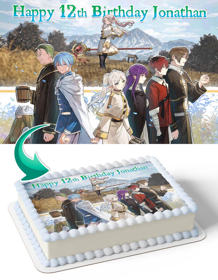 Frieren Beyond Journeys End Anime Edible Cake Toppers