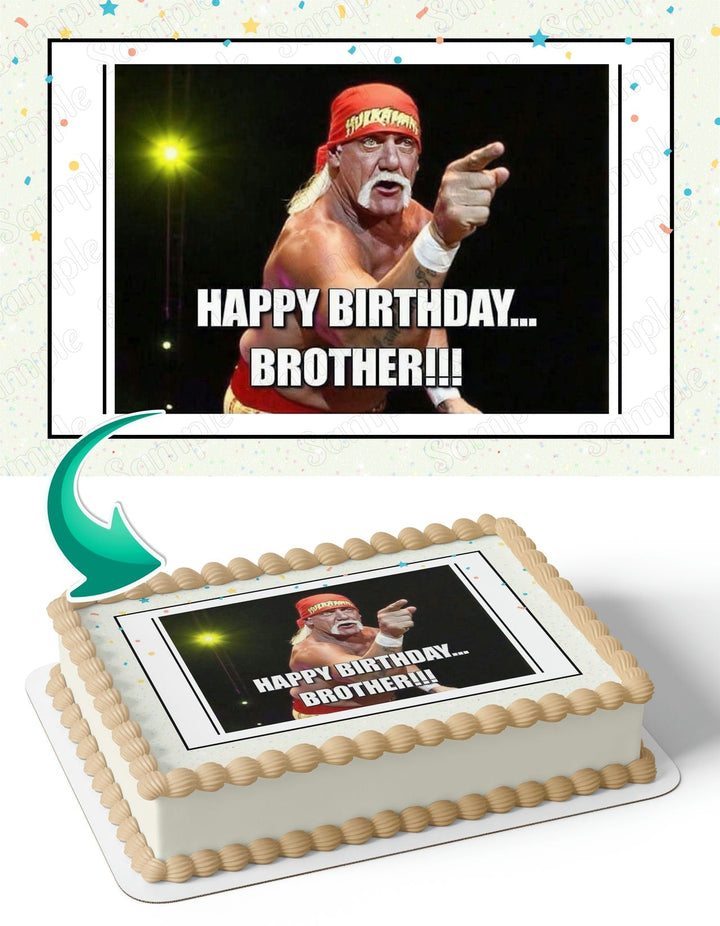 Hulk Hogan Meme Edible Cake Toppers