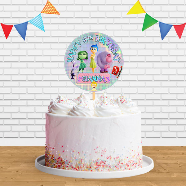 Inside Out 2 Ct Cake Topper Centerpiece Birthday Party Decorations