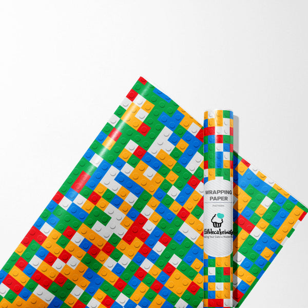 Lego Multi-Color Gift Wrapping Paper 58x23 Inches Roll