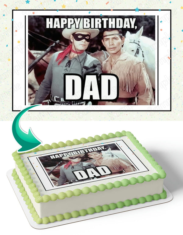 Long Ranger Meme Edible Cake Toppers