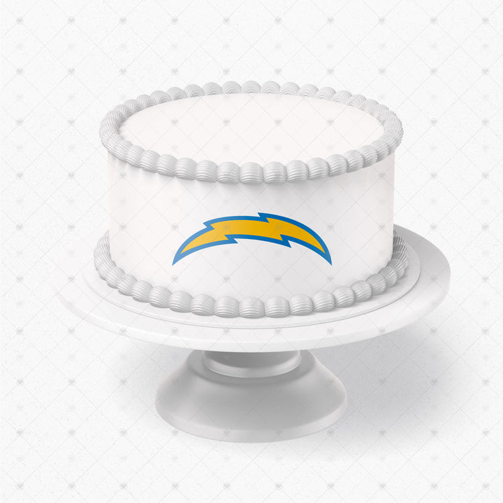 Los Angeles Chargers Logo Edible Cake Toppers Logos