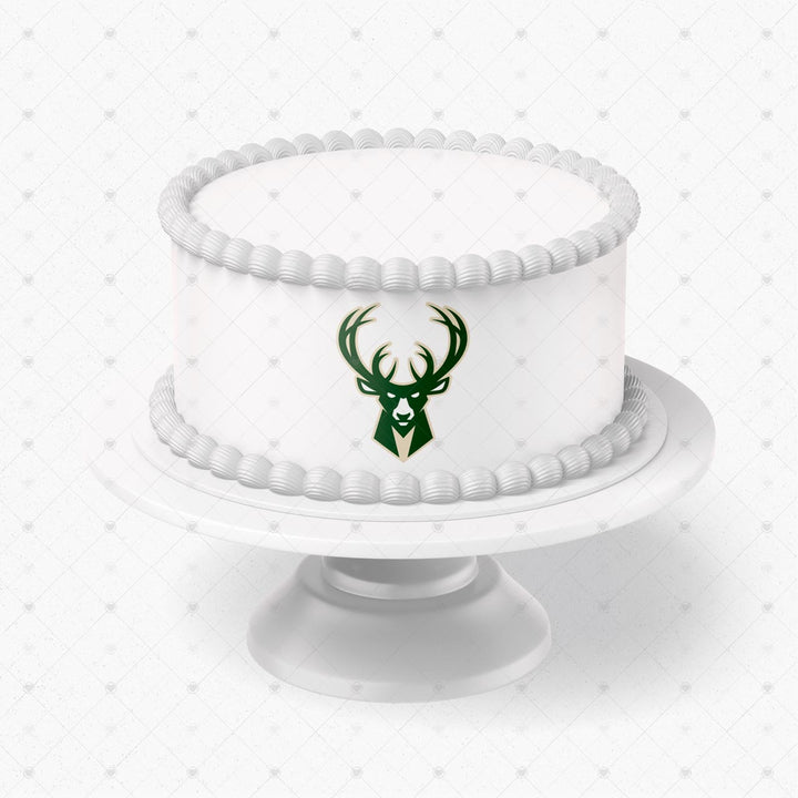 Milwaukee Bucks Logo Edible Cake Toppers Logos