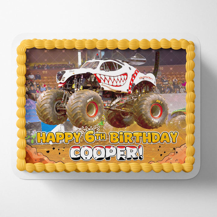 Monster Mutt Monster Truck Jam Edible Cake Toppers