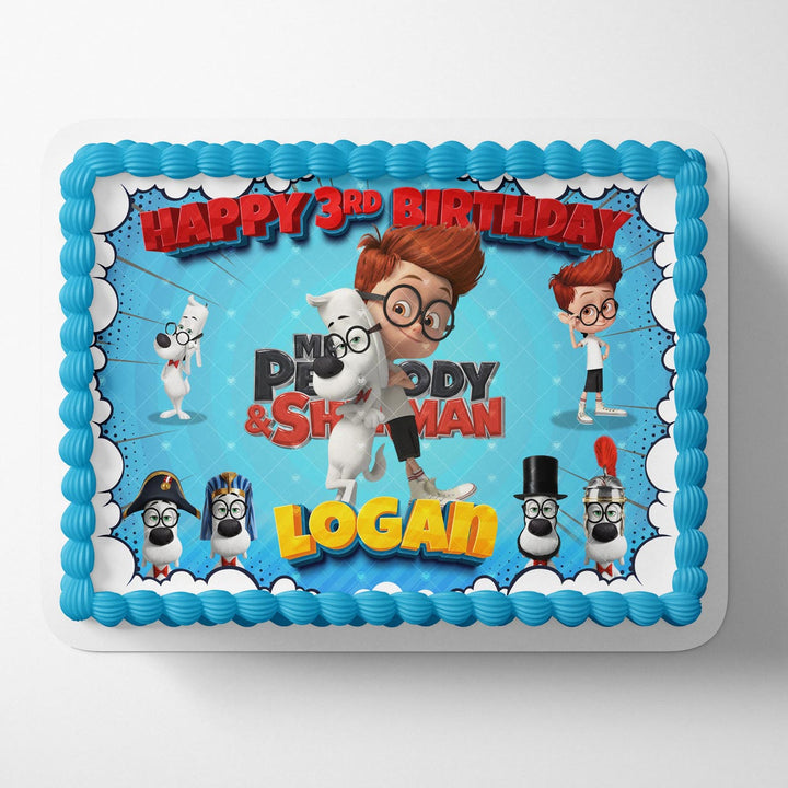 Mr Peabody and Sherman Edible Cake Toppers