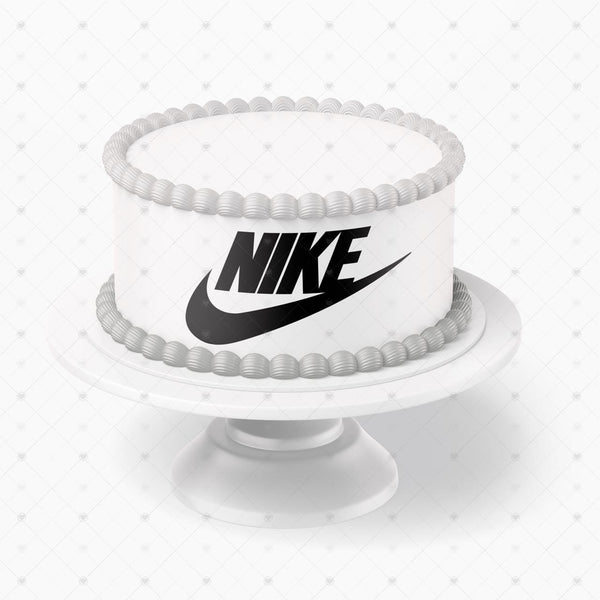 Nike Logo Bk Edible Cake Toppers Logos