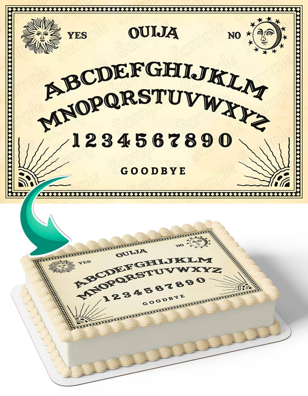 Ouija Spirit Board Edible Cake Toppers