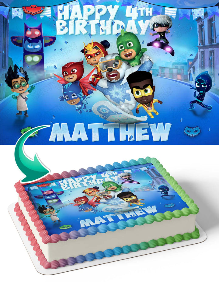 PJ Masks Power Heroes Edible Cake Toppers