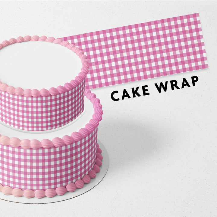 Pink Barbie Princess Strips Edible Cake Toppers Cake Wraps