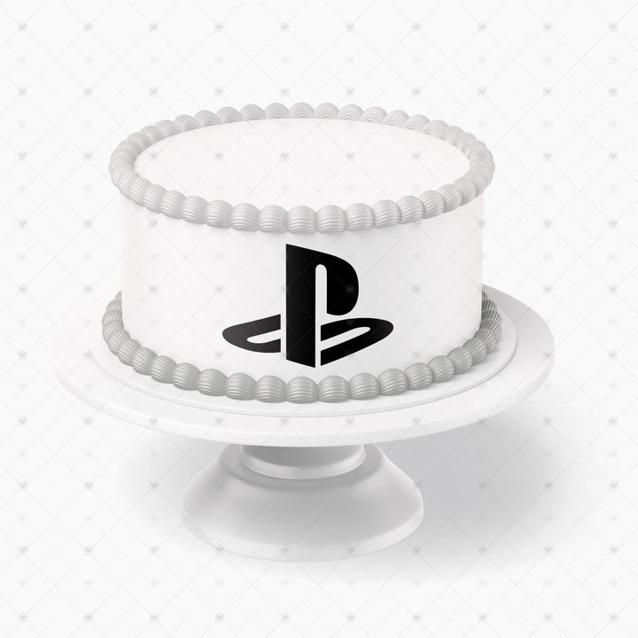 Play Station Logo Edible Cake Toppers Logos