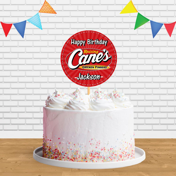 Raising Canes Chicken Fingers Kids Ct Cake Topper Centerpiece Birthday Party Decorations