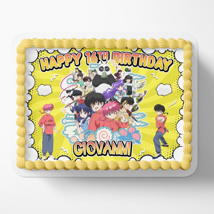 Ranma Anime Netflix Edible Cake Toppers