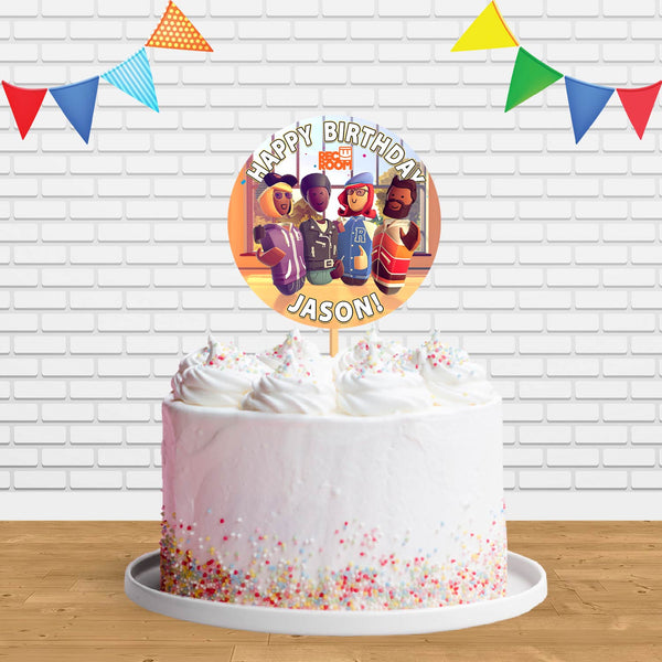 Rec Room Meta Quest Game Cake Topper Centerpiece Birthday Party Decorations