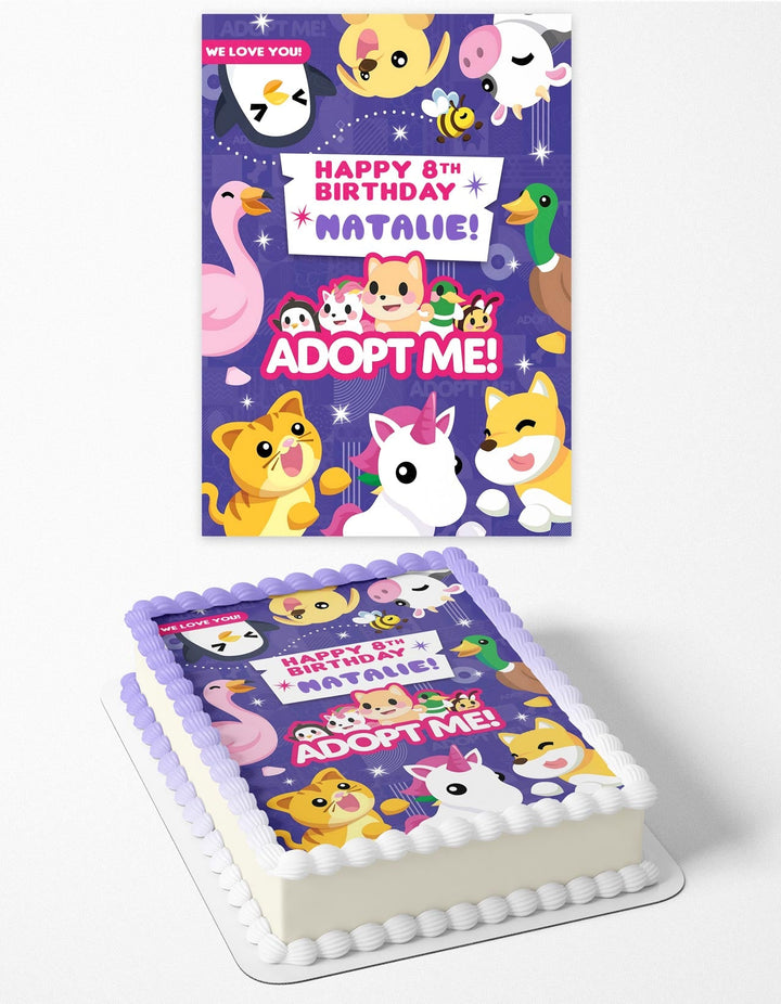 Roblox Adopt Me Edible Cake Toppers