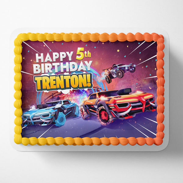 Rocket League Season 9 Edible Cake Toppers