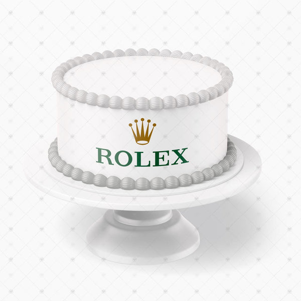 Rolex Logo Edible Cake Toppers Logos