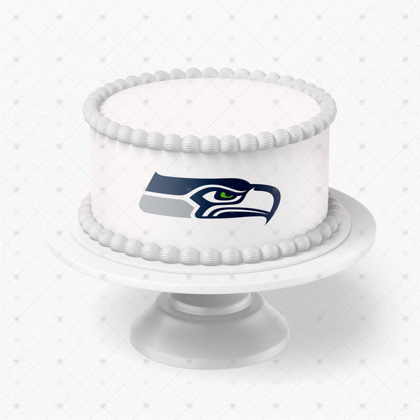 Seattle Seahawks Logo Edible Cake Toppers Logos