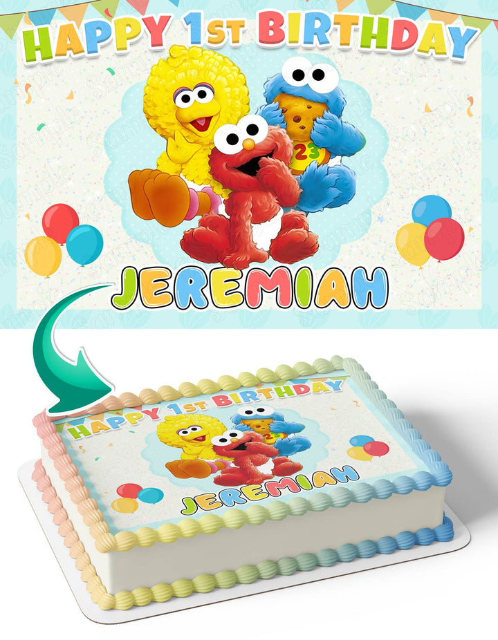 Sesame Street Babies Edible Cake Toppers