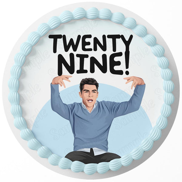 Smicht New Girl 29 Edible Cake Toppers Round