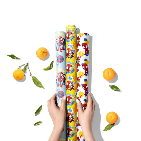 Spidey And His Amazing Friends Spiderman Gift Wrapping Paper