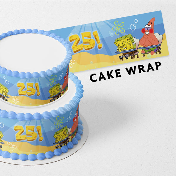 SpongeBob Funnier Than 24 25 Strips Edible Cake Toppers Cake Wraps