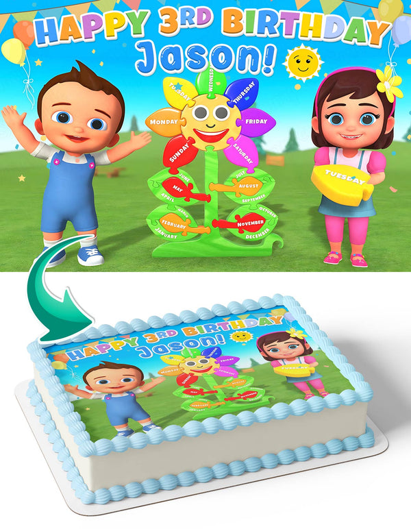 Super Crazy Kids Toddler Kids Edible Cake Toppers