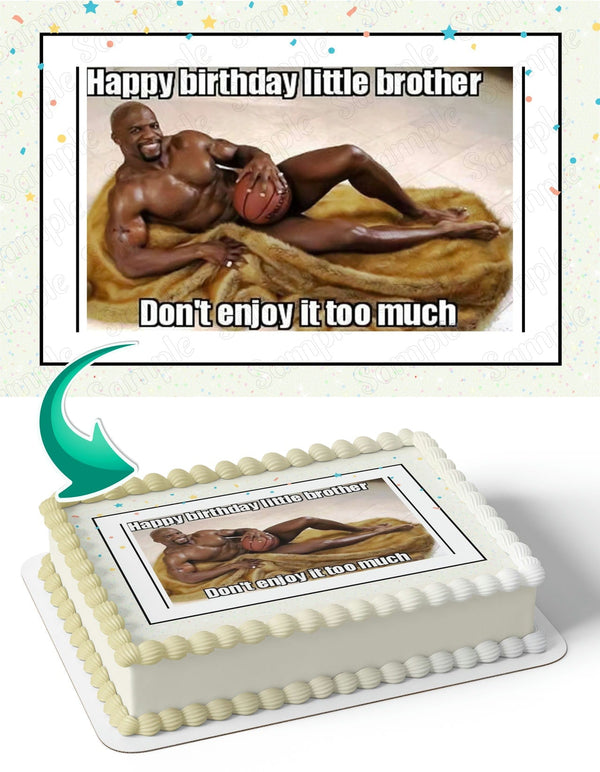 Terry Crews Meme Edible Cake Toppers