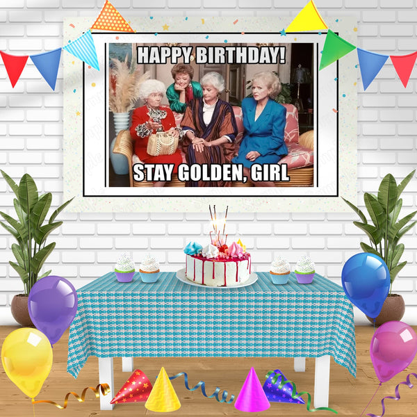 The Golden Girls Meme Bn Birthday Banner Personalized Party Backdrop Decoration