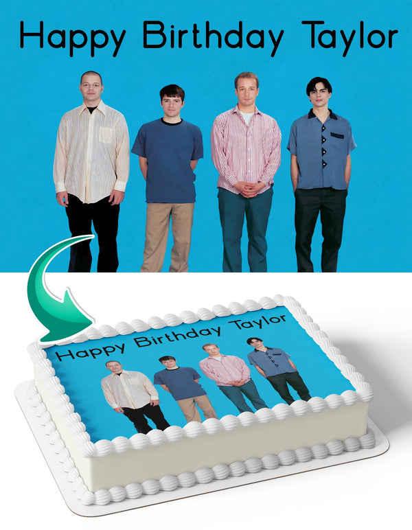 Weezer Blue Album Band Edible Cake Toppers