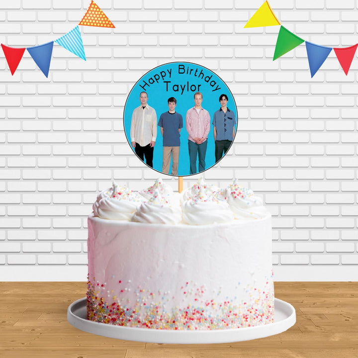 Weezer Blue Album Band Ct Cake Topper Centerpiece Birthday Party Decorations