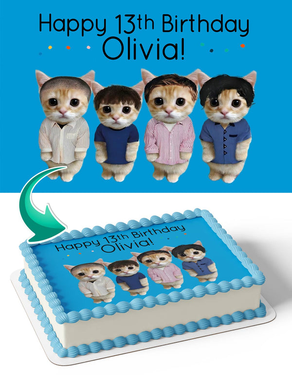 Weezer Cat Edition Edible Cake Toppers