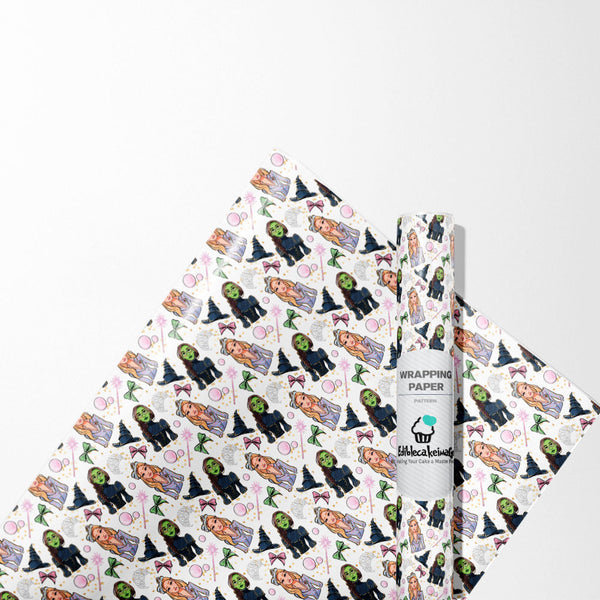 Wicked 2025 Gift Wrapping Paper 58x23 Inches Roll