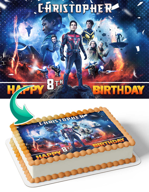 Ant Man And The Wasp Quantumania Edible Cake Toppers