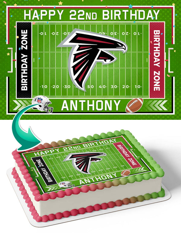 Atlanta Falcons Edible Cake Toppers