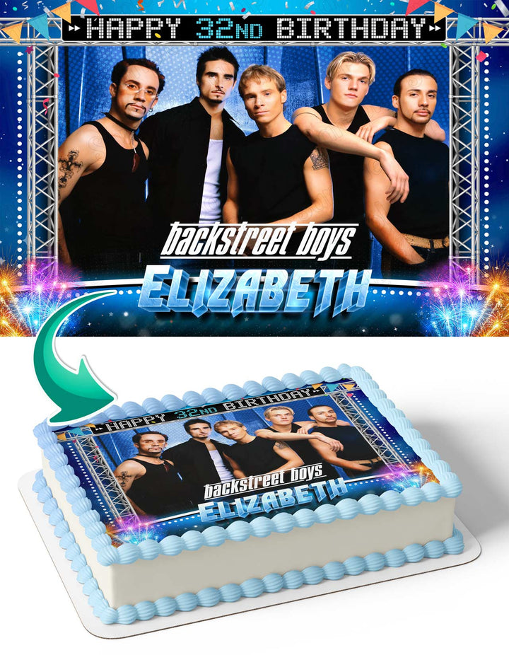 Backstreet Boys Edible Cake Toppers